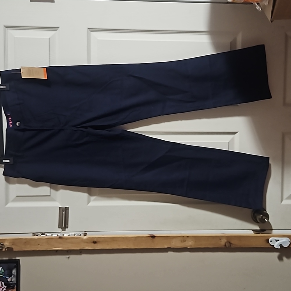 FRENCH TOAST NAVY BLUE UNIFORM PANTS: NEW WITH TAGS: SIZE 18 1/2 PLUS